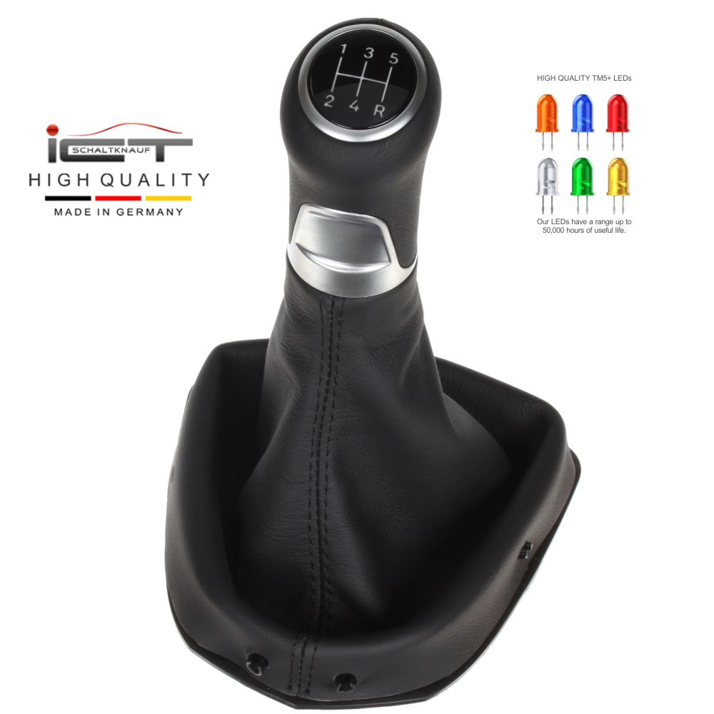 Toyota Corolla E120 Schaltknauf Schaltsack Alcantara leder schaltmanschette